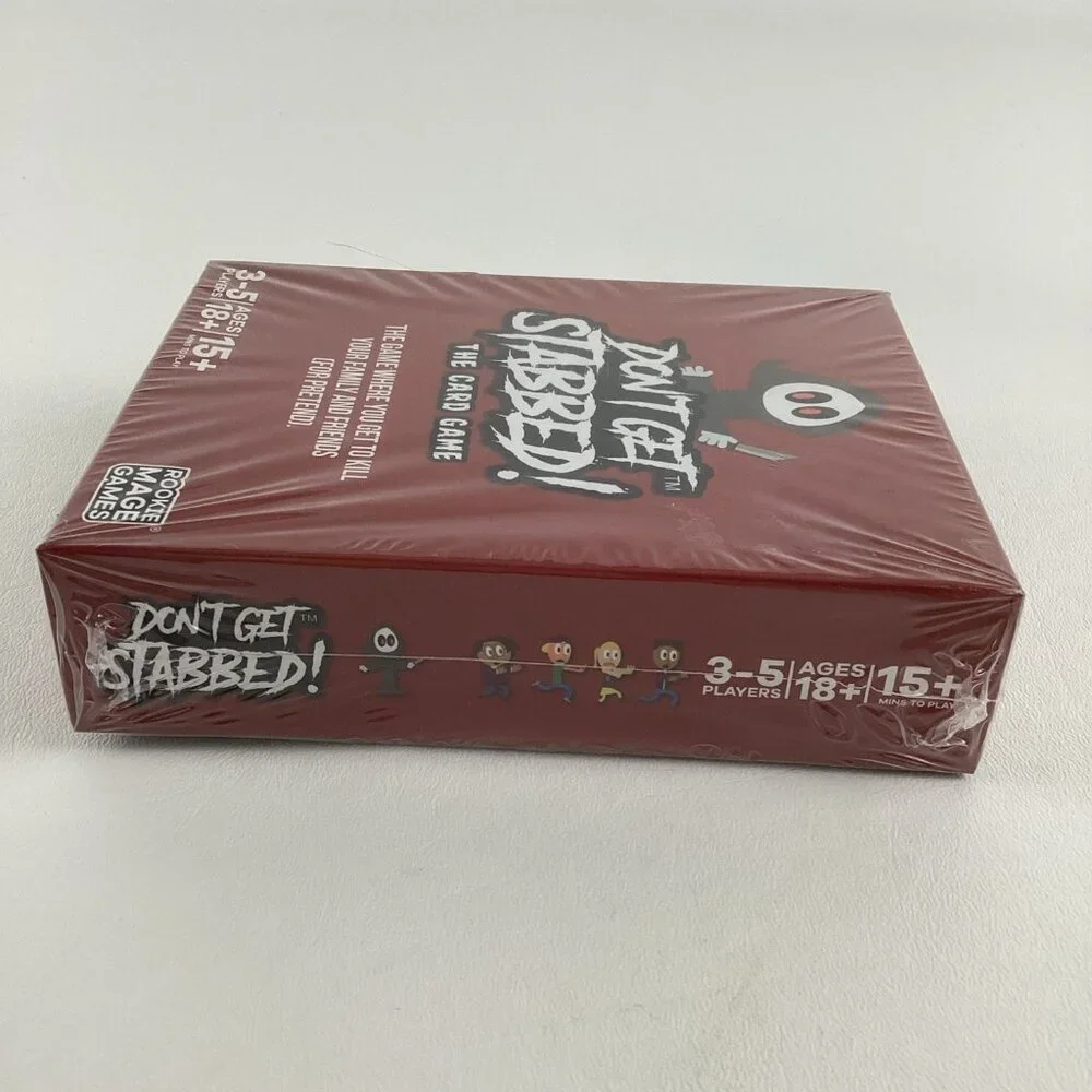 Don't Get Stabbed The Card Game Kill Your Friends Family Fast Pace Party Game